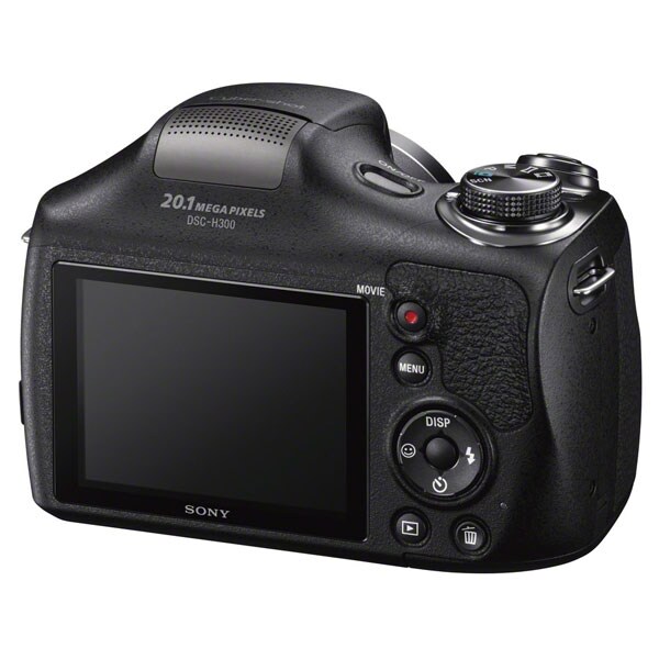 Camera foto digitala SONY DSC-H300, 20.1 MP, negru + husa + card