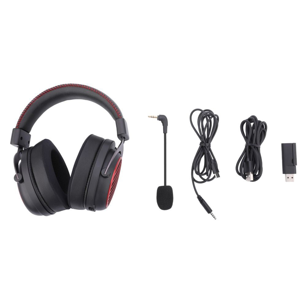 Casti Gaming Wireless REDRAGON Luna Pro, negru
