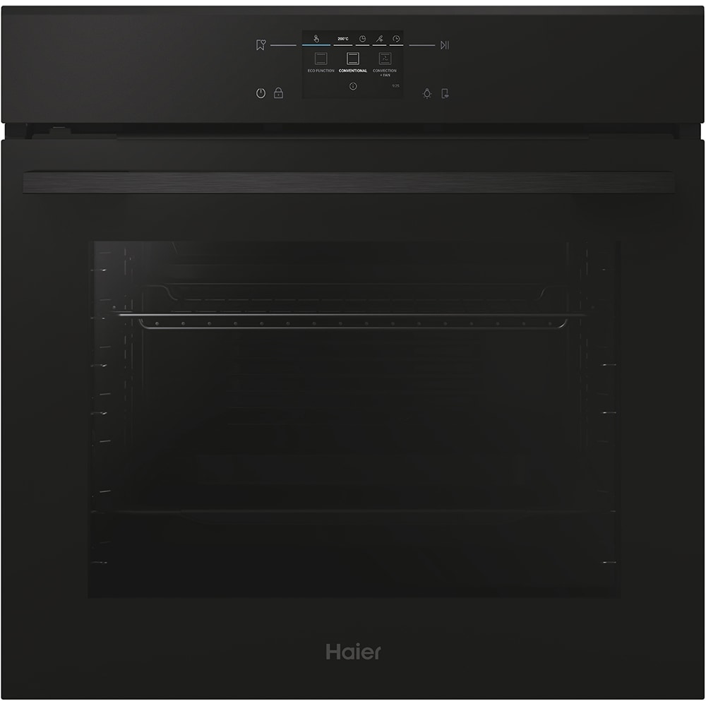 Cuptor incoporabil HAIER H6ID46C3YTB, Electric, Autocuratare pirolitica + hidrolitica, 78 l, Clasa A++, Wi-Fi, negru
