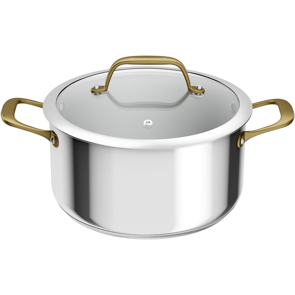 Oala TEFAL Bocuse H8244602, 5.4l, 24cm, inox, argintiu