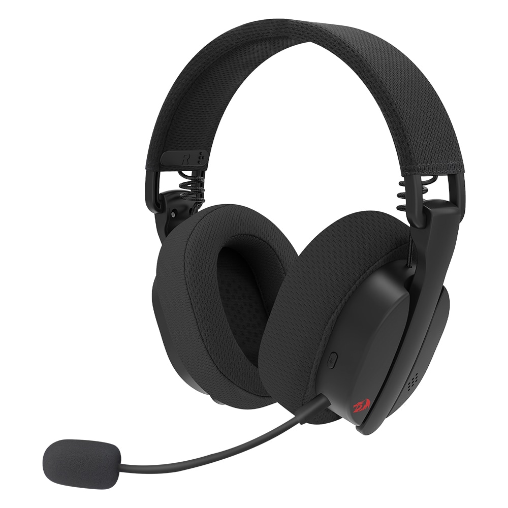 Casti Gaming Wireless REDRAGON Luce, 7.1 surround, negru
