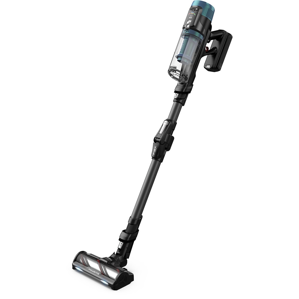 Aspirator vertical ROWENTA X-Force Flex 14.80 RH9BC1WO, 0.6l, autonomie max 90 min, albastru inchis-negru