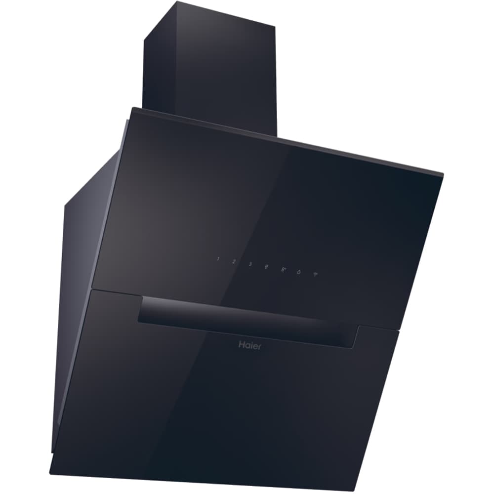 Hota decorativa HAIER HADG6CBS4BWIFI, 1 motor, 624 m3/h, L 60 cm, negru