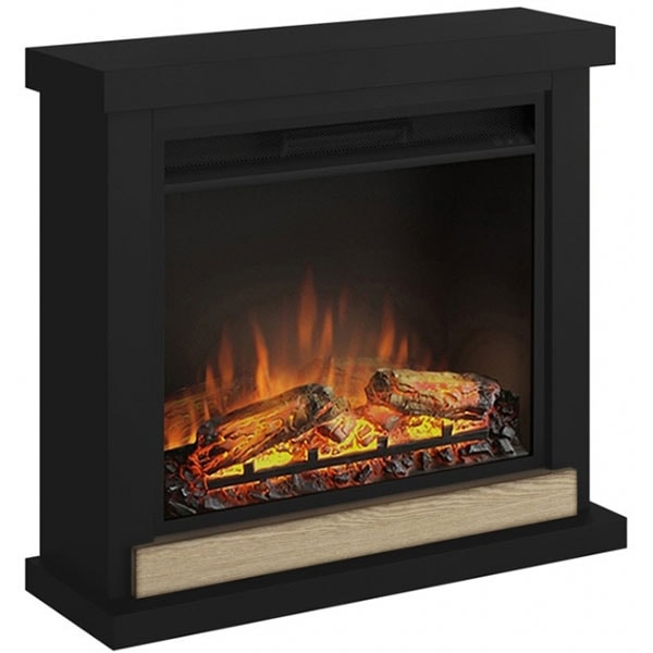 Semineu electric TAGU Hagen Deep Black, 1500W, Focar 3D, Telecomanda, Negru Profund