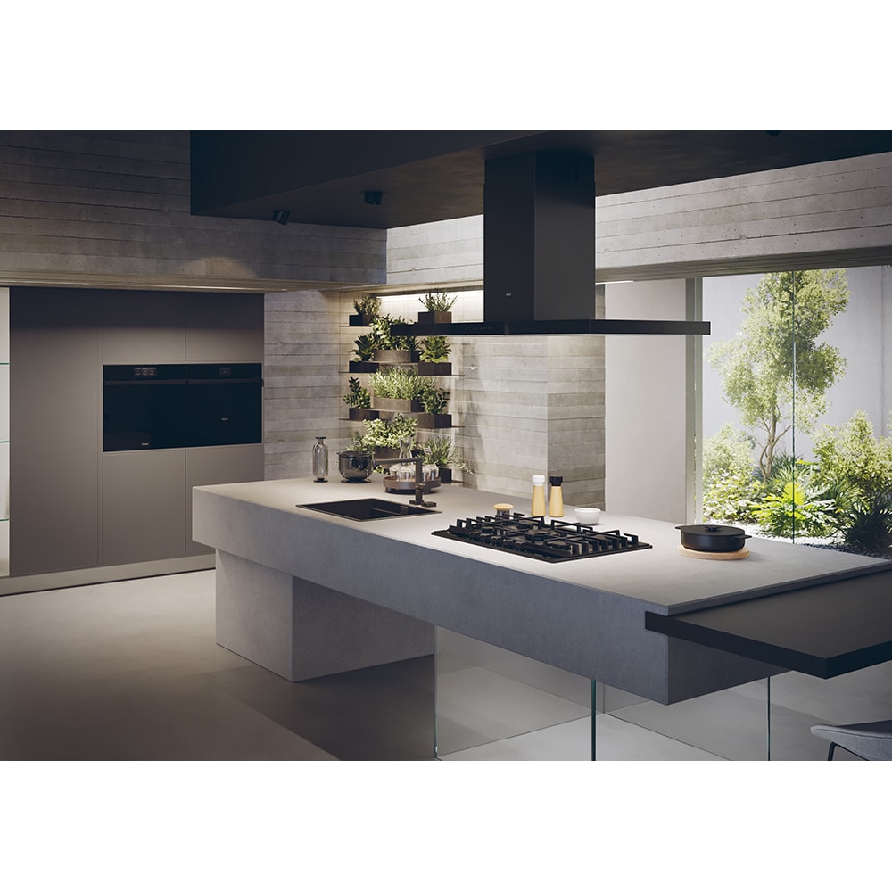 Plita incorporabila HAIER HAHG7W5TEB, Gaz, 5 arzatoare, Wok, negru