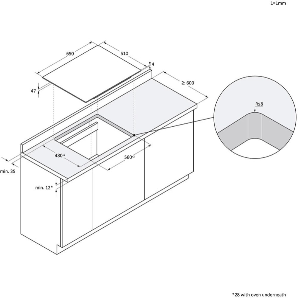 Plita incorporabila HAIER HAIFB54IWCS, Inductie, 4 arzatoare, Touch control, negru