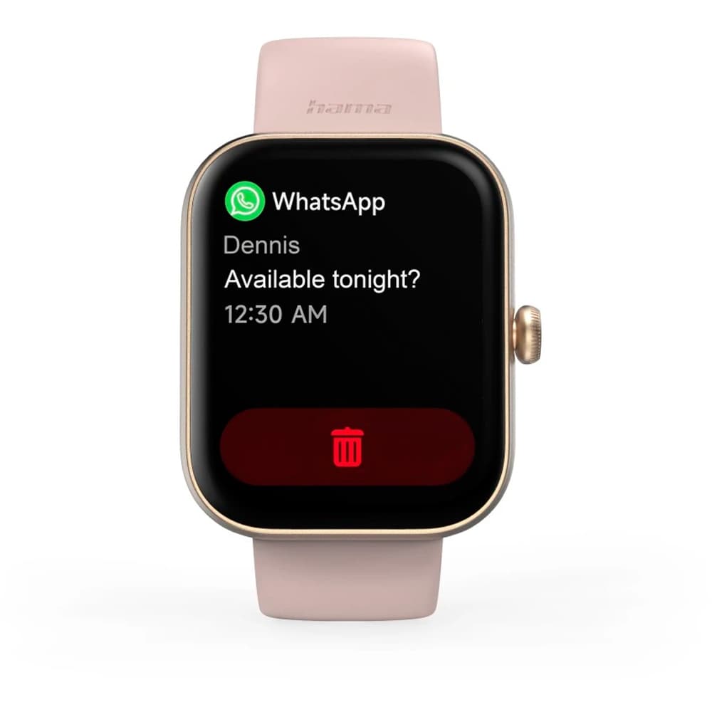 Smartwatch HAMA 5000, Android/iOS, roz