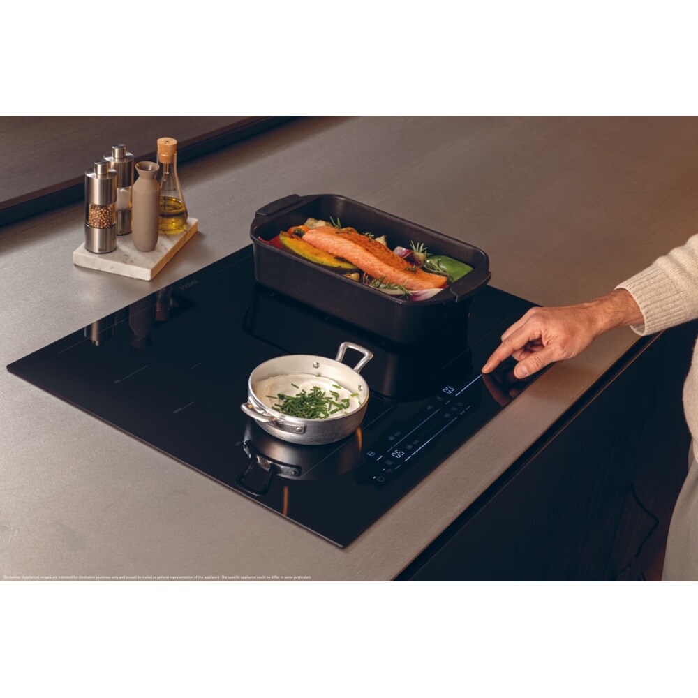 Plita incorporabila HAIER HAMTB56IWCS, Inductie, 4 arzatoare, Touch control, negru