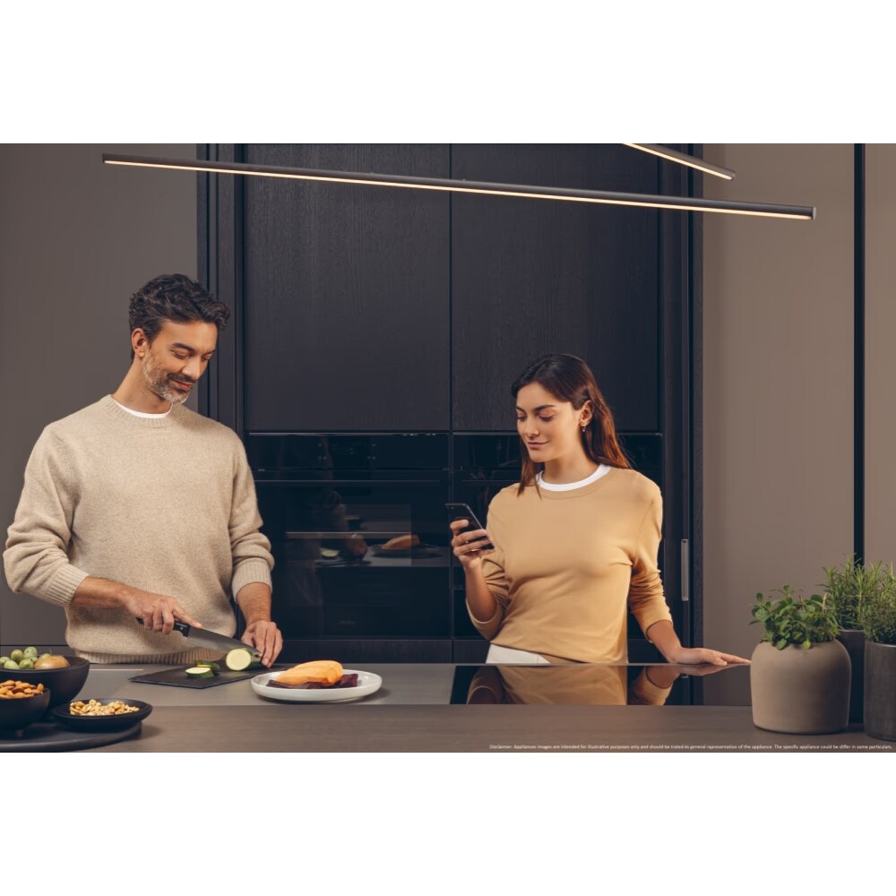 Plita incorporabila HAIER HAMTB56IWCS, Inductie, 4 arzatoare, Touch control, negru