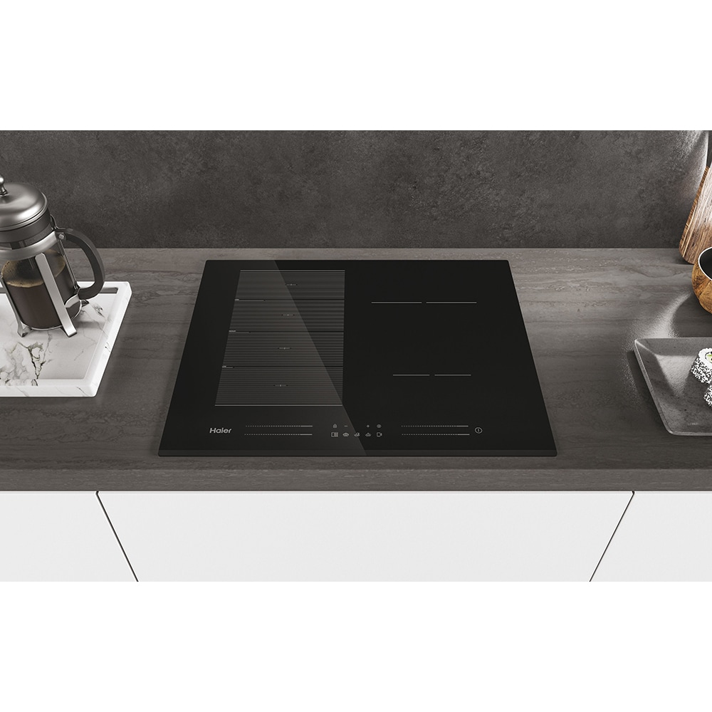 Plita incorporabila HAIER HAMTSJ54MB1, Inductie, 4 arzatoare, Touch Control, negru