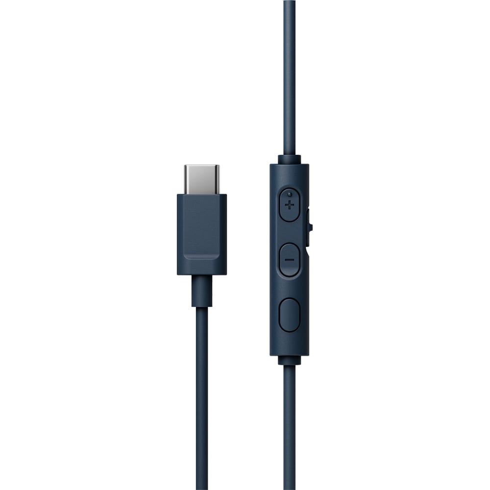Casti JVC HA-S33UC-A-U, Cu fir, On-Ear, Microfon, USB-C, albastru