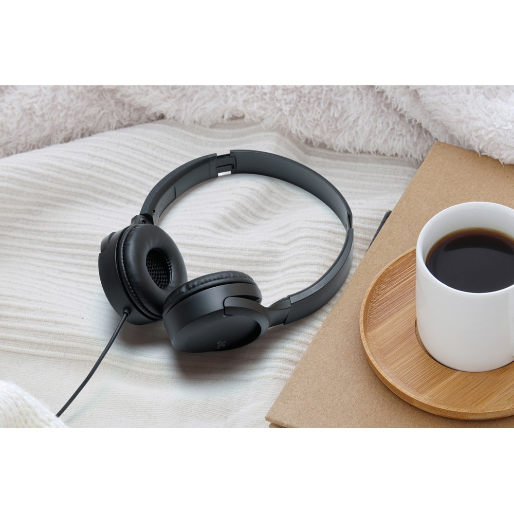 Casti JVC HA-S33UC-B-U, Cu fir, On-Ear, Microfon, USB-C, negru