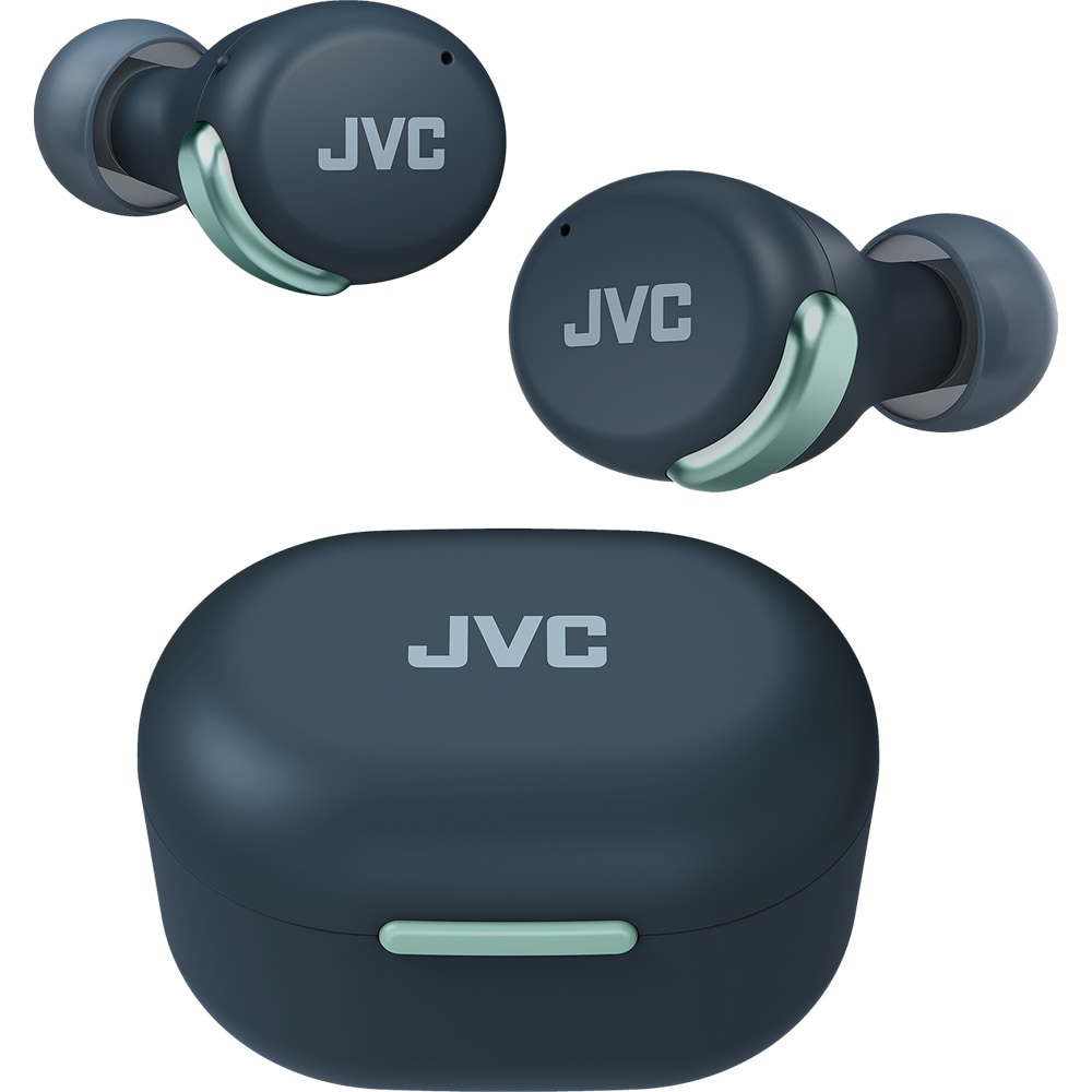 Casti JVC HA-Z330T-G-U, True Wireless, Bluetooth, In-Ear, Microfon, Noise Canceling, verde