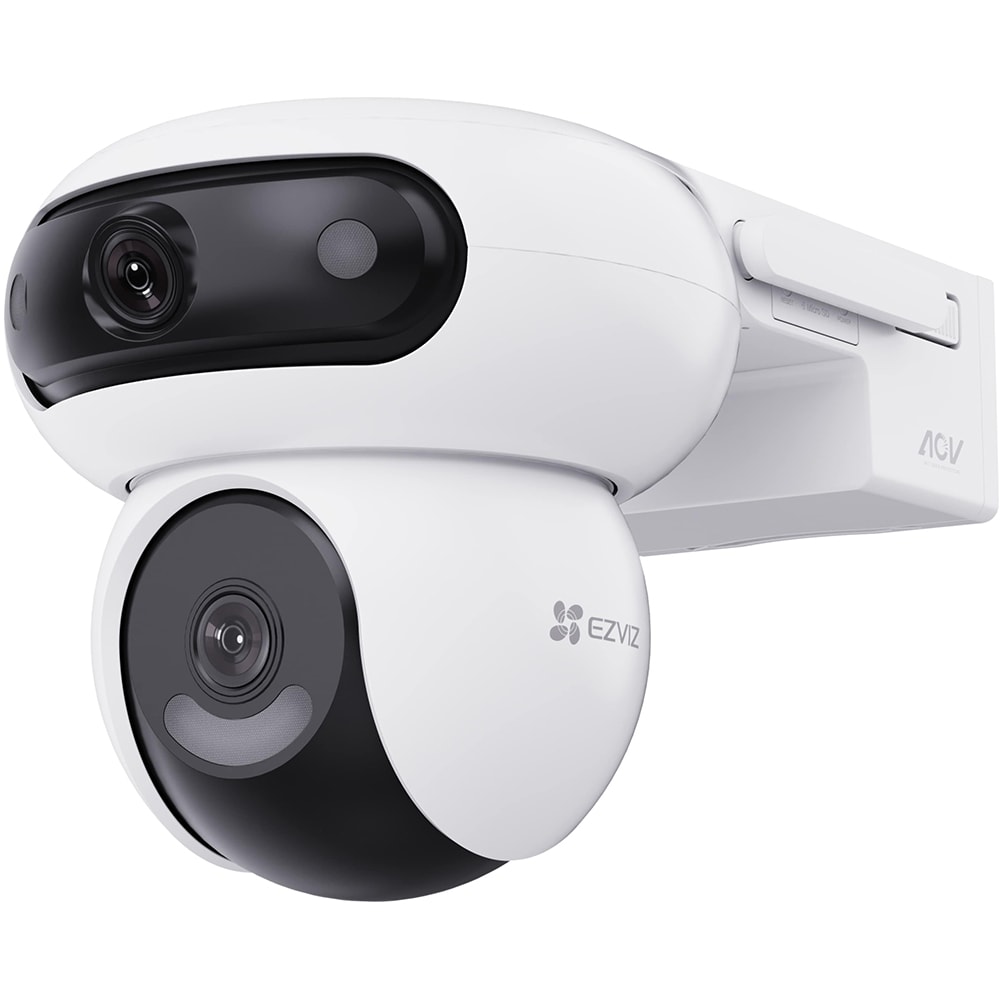 Camera IP Wireless exterior EZVIZ HB90 Dual, 2K+, 4MP, IR 35 metri, Motion Detection, Audio bidirectional, alb