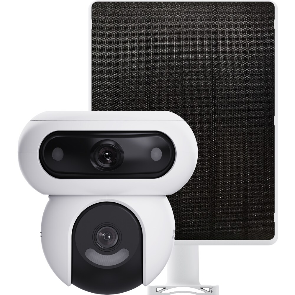 Camera IP Wireless EZVIZ HB90x 4G, 2K+, IR, panou solar, Night Vision, alb