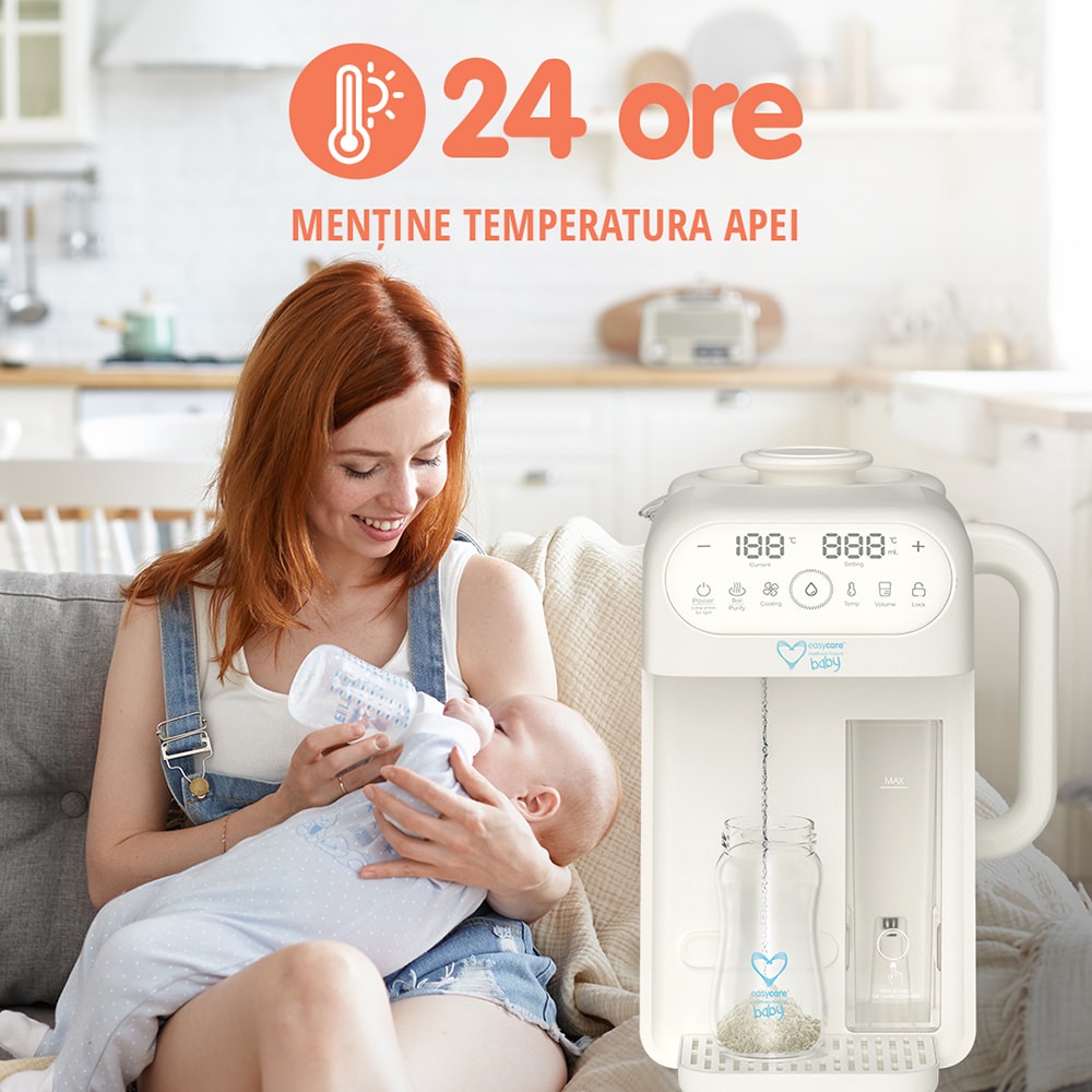 Aparat multifunctional inteligent preparare lapte EASYCARE BABY, 1700ml, alb