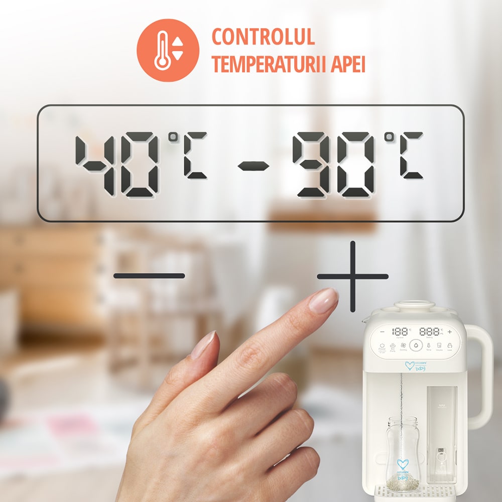 Aparat multifunctional inteligent preparare lapte EASYCARE BABY, 1700ml, alb