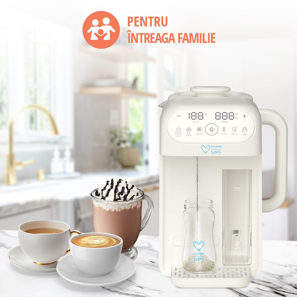Aparat multifunctional inteligent preparare lapte EASYCARE BABY, 1700ml, alb