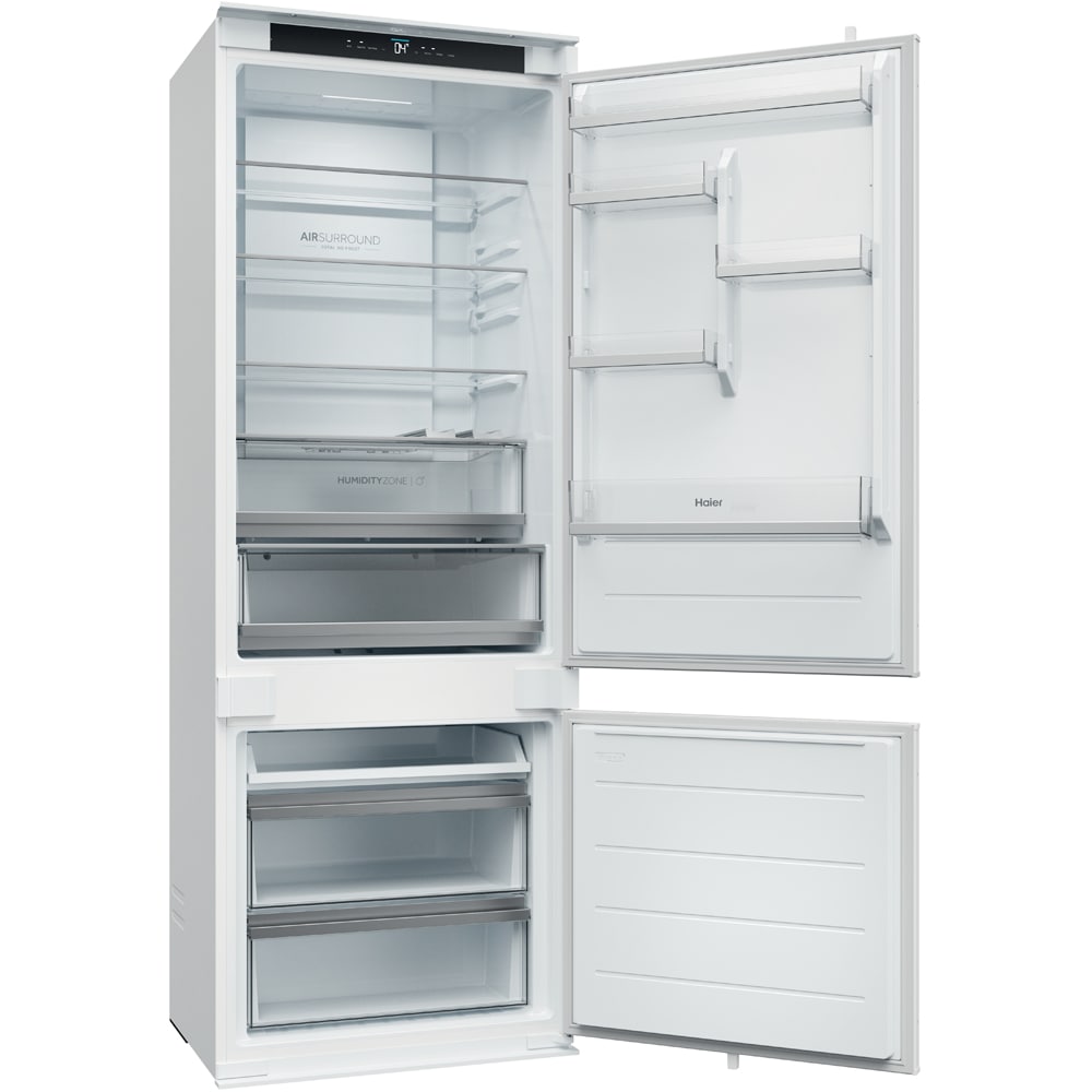 Combina frigorifica incorporabila HAIER HBQW5719E, Total No Frost, 382 l, H 193.5 cm, Clasa E, Wi-Fi