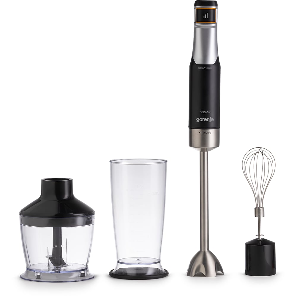Mixer vertical GORENJE HBX1500VX, 0.8l, 1500W, negru-argintiu