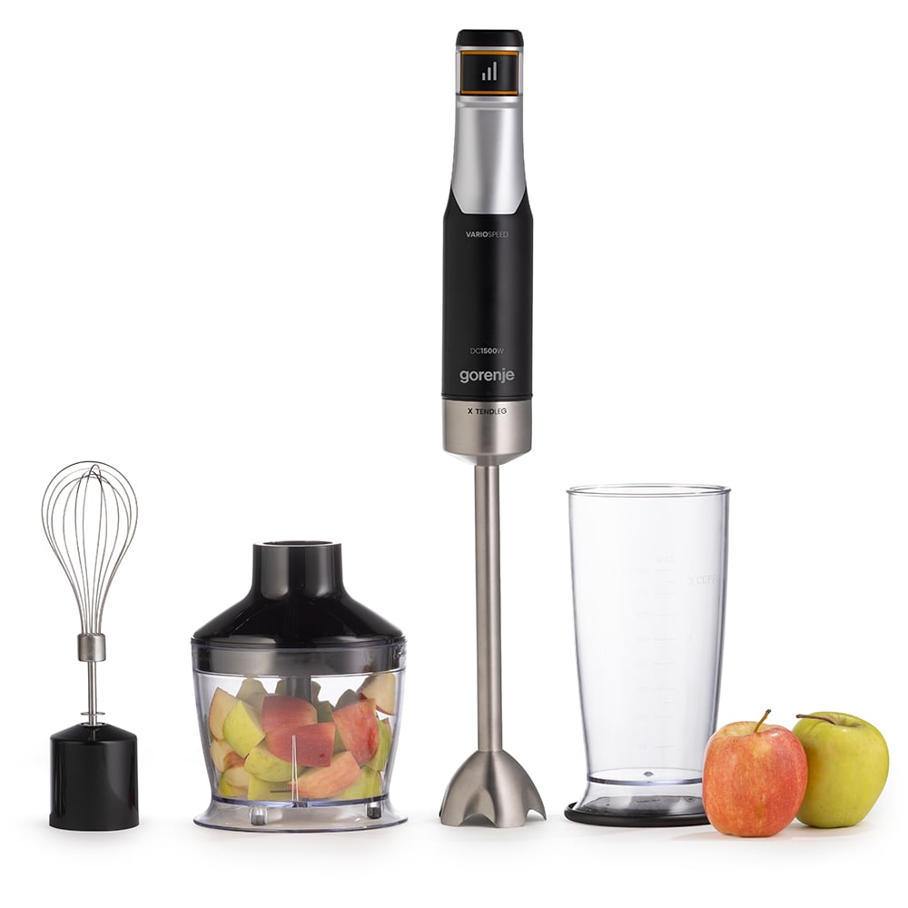 Mixer vertical GORENJE HBX1500VX, 0.8l, 1500W, negru-argintiu
