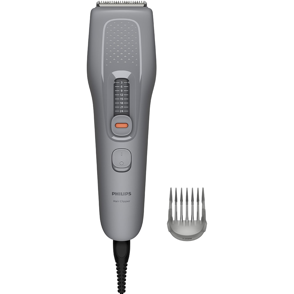 Aparat de tuns PHILIPS HC3722/15, retea, 3-24 mm, gri