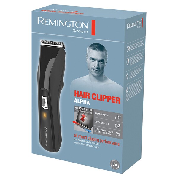 Aparat de tuns REMINGTON HC5150, retea/acumulator, 1 - 42 mm, perie curatare, negru