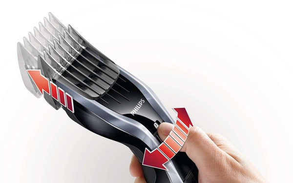 Aparat de tuns PHILIPS Hairclipper HC5440/15, acumulator, 75 min autonomie, 24 trepte, negru-argintiu