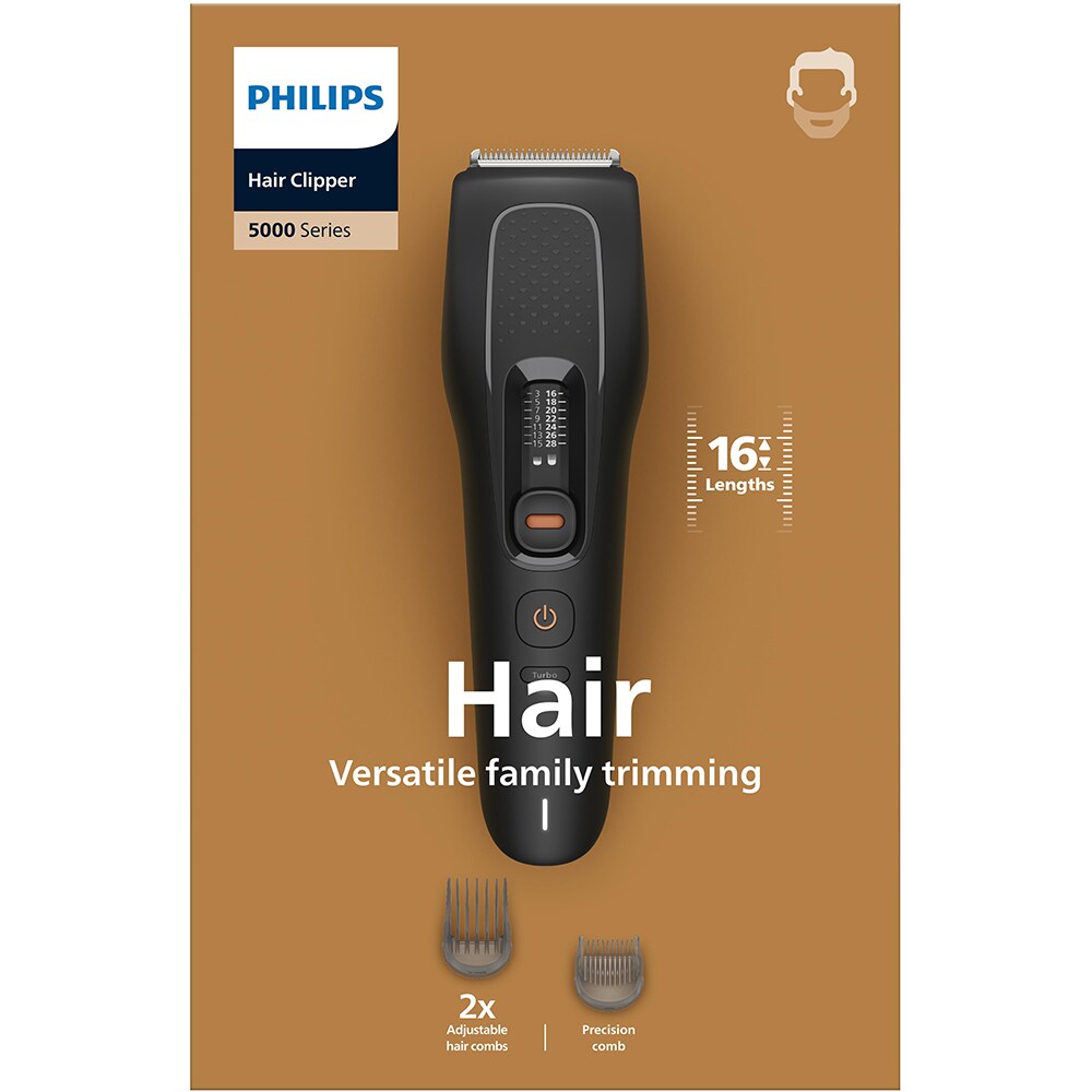 Aparat de tuns PHILIPS HC5733/15, acumulator, autonomie 90 min, negru