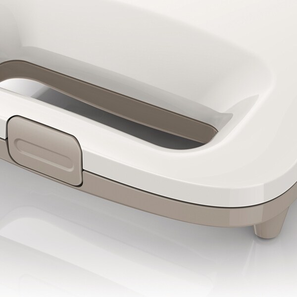 Sandwich maker PHILIPS Daily Collection HD2395/00, 820W, alb-bej