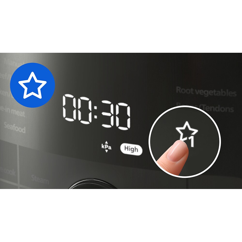 Multicooker PHILIPS Seria 3000 HD2823/80, 8l, 1300W, 35 programe, argintiu-negru