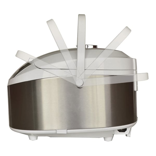 Multicooker PHILIPS Viva Collection HD3037/70, 5l, 980W, 12 programe, argintiu-alb