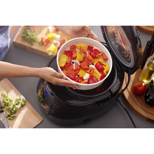 Multicooker PHILIPS MyRecipe HD4749/70, 5l, 980W, 22 programe, negru