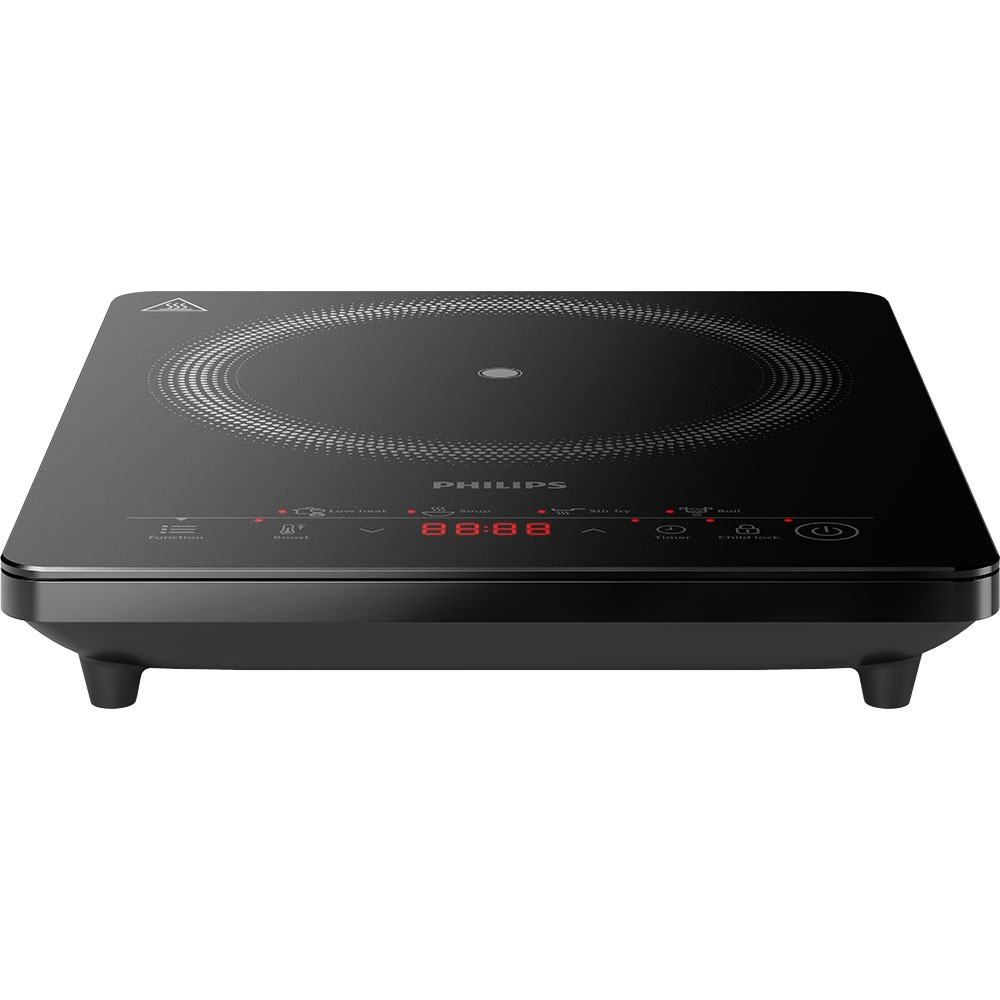 Plita cu inductie PHILIPS Seria 3000 HD5830/90, 1 arzator, 2000W, negru
