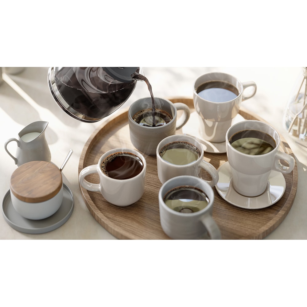 Cafetiera PHILIPS Essentials Collection Seria 1000 HD7430/90, 1.25l, 1000W, 10 cesti, negru