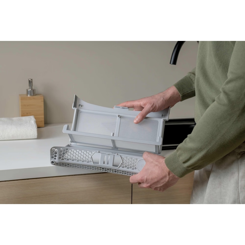 Uscator de rufe HAIER HD90-C367U1-S, Pompa de caldura, 9 kg, 14 programe, Clasa C, Wi-Fi, alb