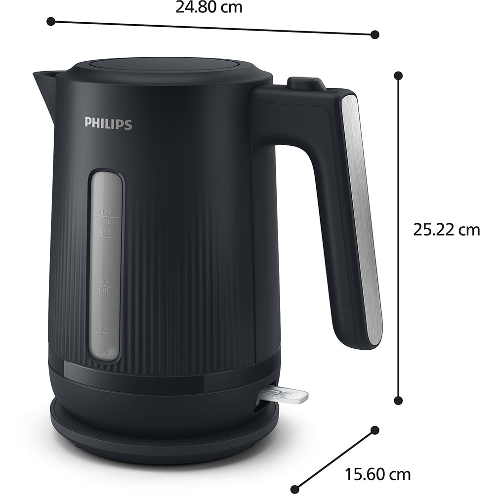 Fierbator apa PHILIPS Seria 3000 HD9411/90, 1.7l, 2200W, negru