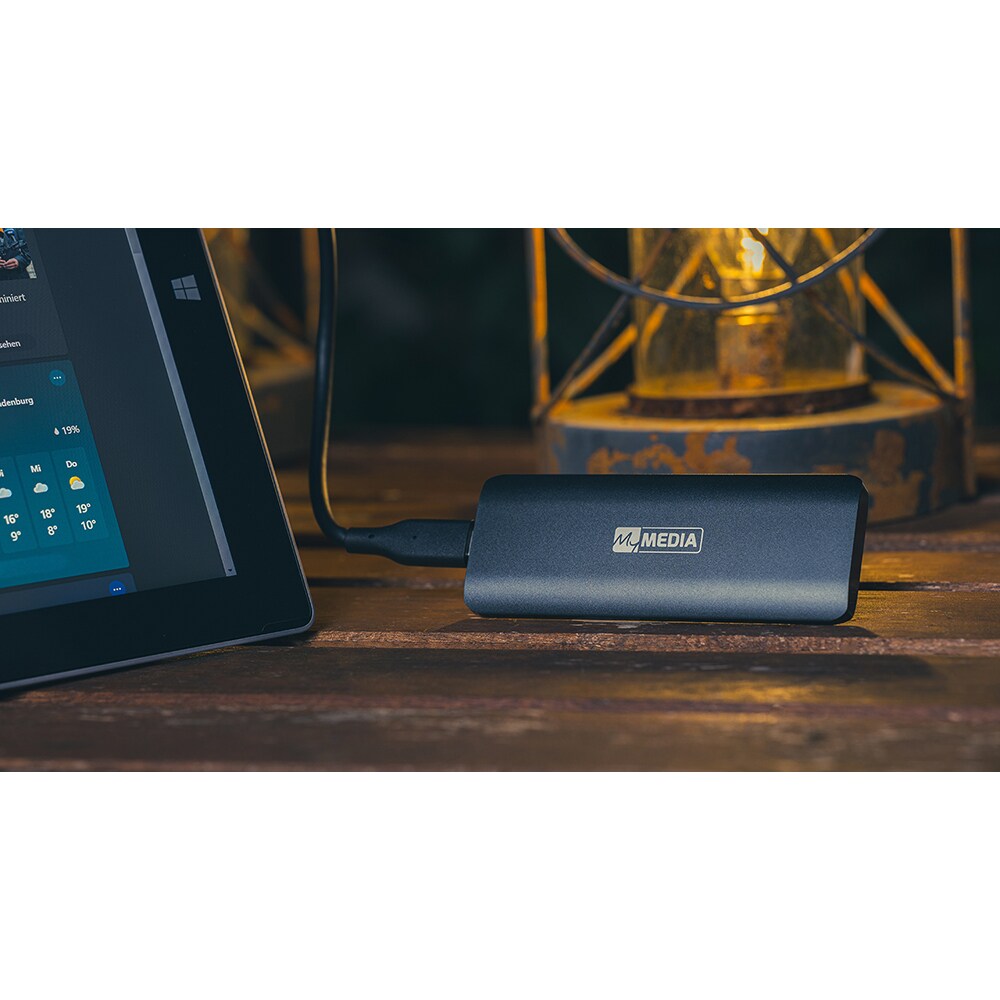 SSD extern MYMEDIA 69286, 1TB, USB 3.2 Gen 2 Type-C, negru