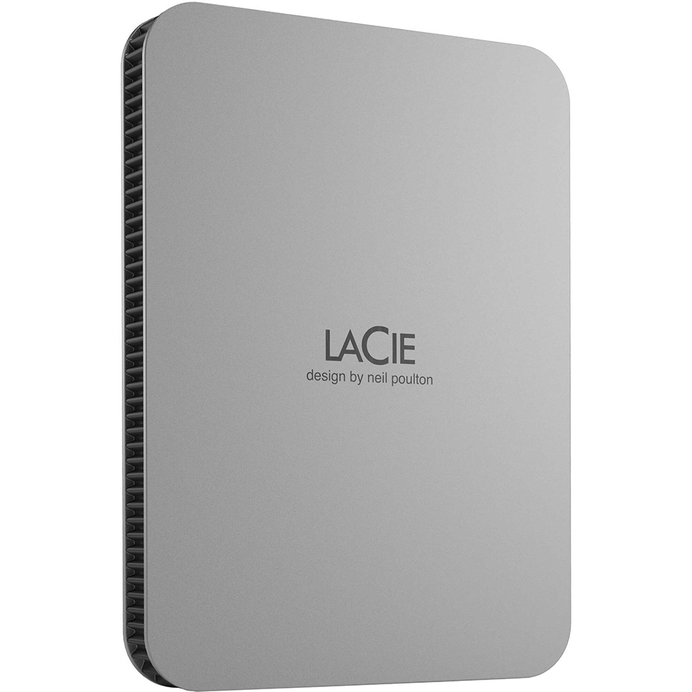 Hard Disk extern LACIE STLP2000400, 2TB, USB 3.2 Type-C, argintiu
