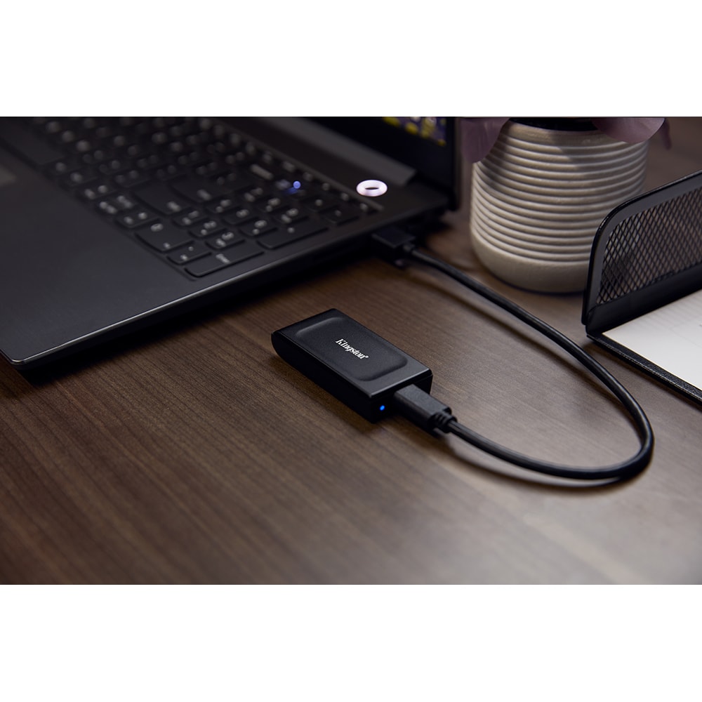 SSD extern KINGSTON XS1000, 1TB, USB 3.2 Gen 2 Type-C, negru