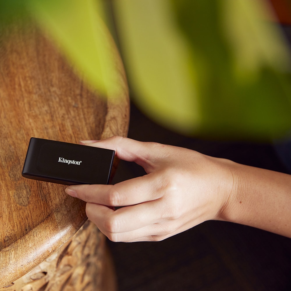 SSD extern KINGSTON XS1000, 1TB, USB 3.2 Gen 2 Type-C, negru