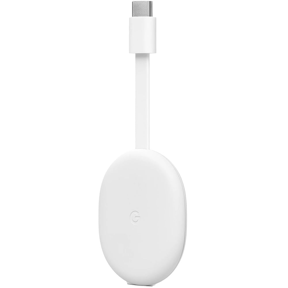Media Player GOOGLE Chromecast, Google TV, FullHD, Wi-Fi, alb