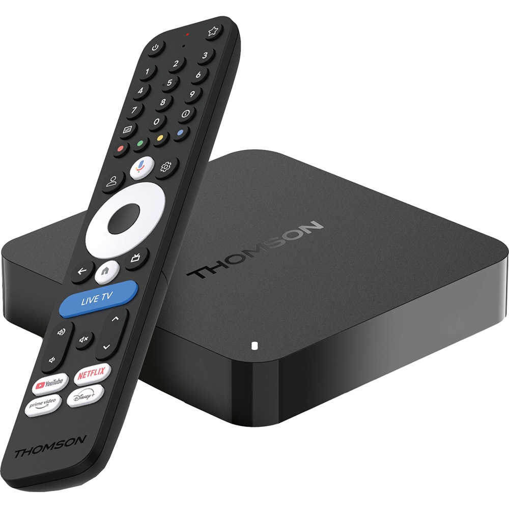 Mediaplayer THOMSON Streaming Box 245, 4K, Wi-Fi, Bluetooth, HDMI, negru