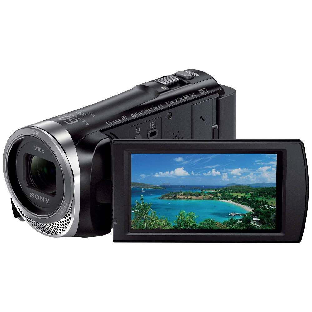 Camera video SONY Handycam HDR-CX450, Full HD, Wi-Fi, NFC, negru