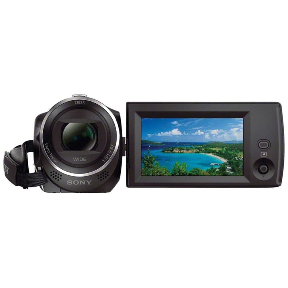 Camera video SONY Handycam HDR-CX450, Full HD, Wi-Fi, NFC, negru