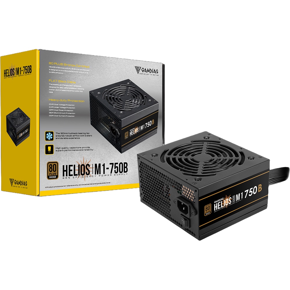 Sursa PC GAMDIAS Helios M1-750B, 750W, 120mm