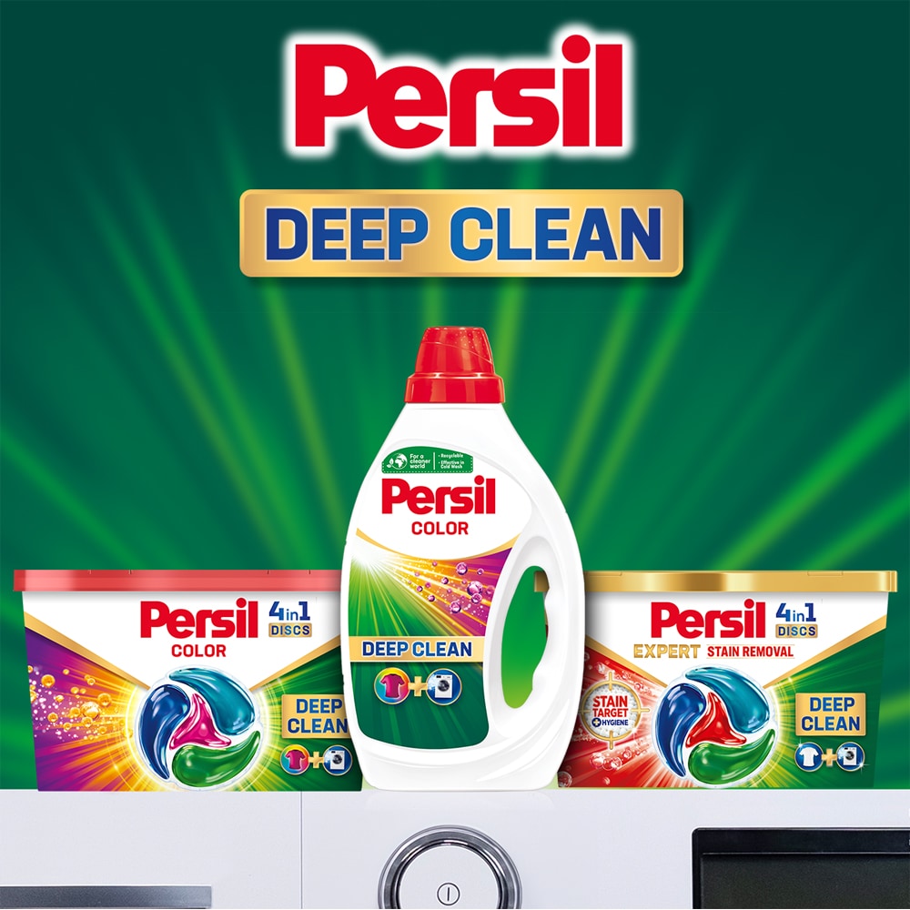 Detergent lichid PERSIL Deep Clean Color, 2 x 3.96l, 176 spalari