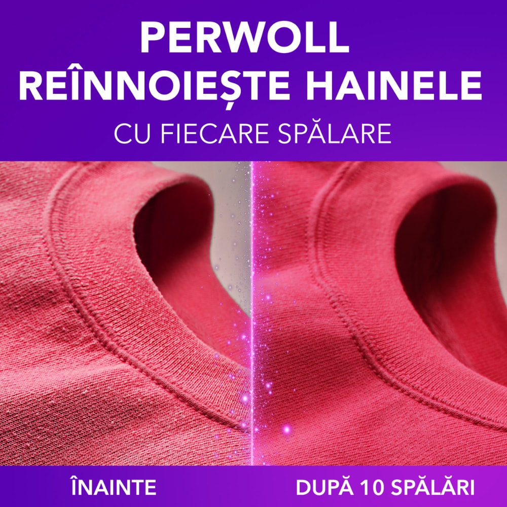 Detergent lichid PERWOLL Renew Color, 2 x 3.75l, 150 spalari