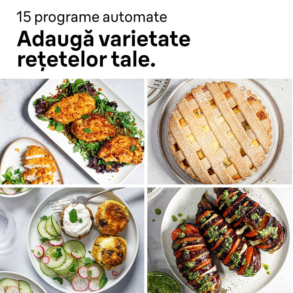 Friteuza cu aer cald BRAUN MultiFry 5 HF5034, 6l, 1.6kg, 2700W, negru-argintiu