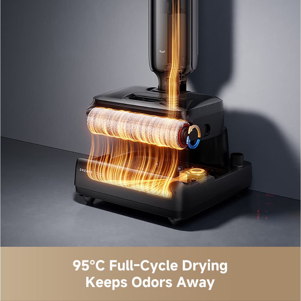 Aspirator vertical cu spalare DREAME G12 Pro HHR32A, 1l, 21.6V, autonomie max 35 min, negru